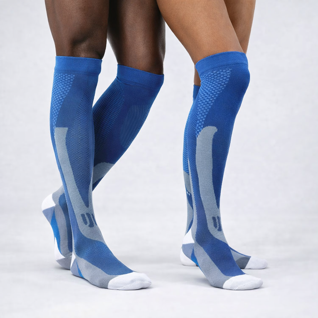 Chaussettes de compression ( Pack de deux ) ideal pour les jambes, lourdes, crampes, douleurss